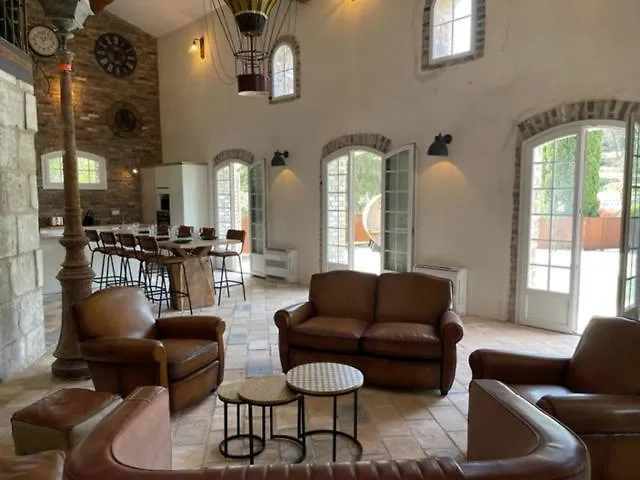 Tatil Evi Mas Du Dragon - 8 Personnes- Ales-anduze Saint Jean du Pin
