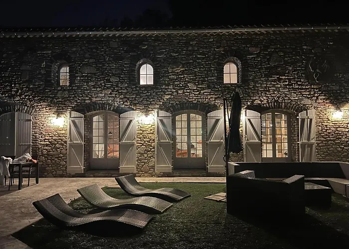 Mas Du Dragon - 8 Personnes- Ales-anduze Tatil Evi *